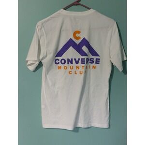 Mountain Club T-Shirt Size XS 100% Cotton Converse